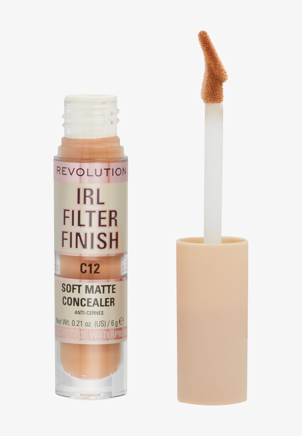 

Консилер Revolution Irl Filter Finish Concealer Makeup Revolution, коричневый