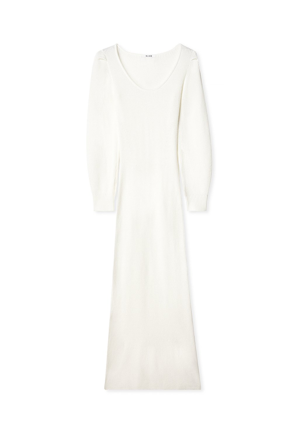 

Платье-джемпер Maxi dress NA-KD, кремовый