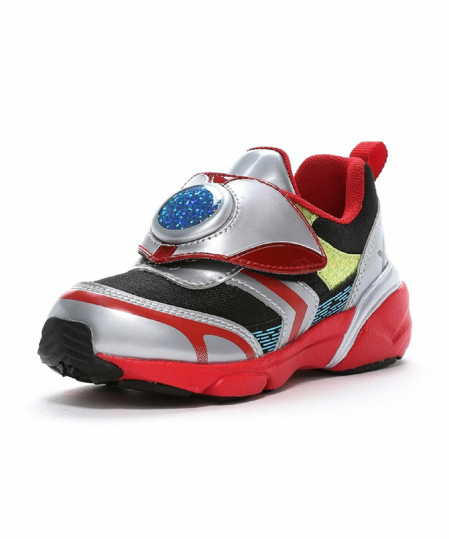 Детские кроссовки UT 155 Ultraman со светодиодной подсветкой, размер 2E. Moonstar, Silver