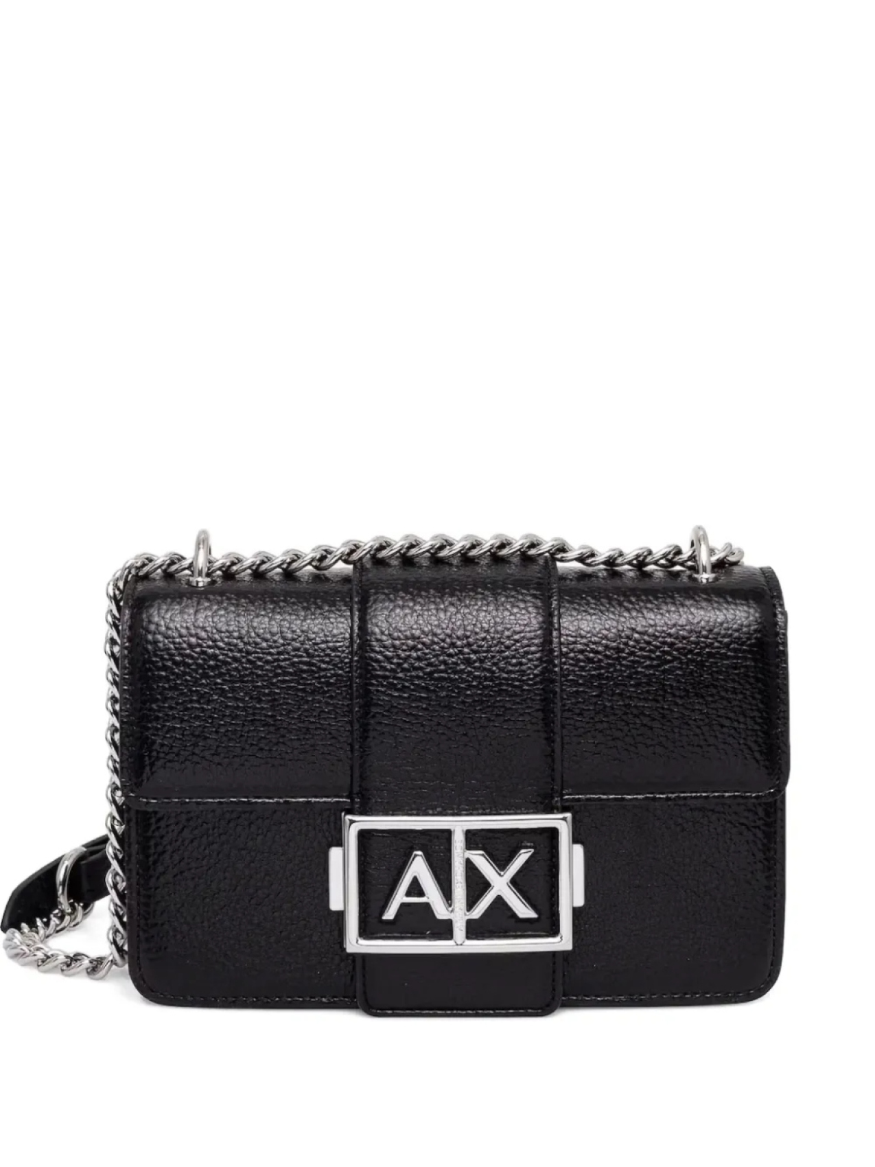 

Сумка через плечо с логотипом Armani Exchange, черный
