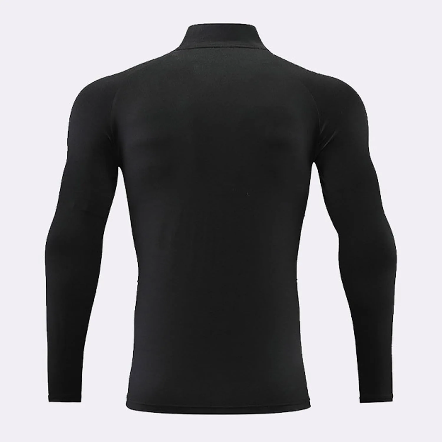 Мужская компрессионная футболка 1/4 Zip Pullover Lightweight Quick Dry — фото 3