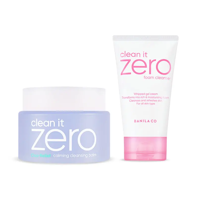 

BANILAN бальзам для умывания, набор средств для ухода за кожей успокаивающий, увлажняющий, освежающий, очищающий комплект из 2 предметов Banila Co.