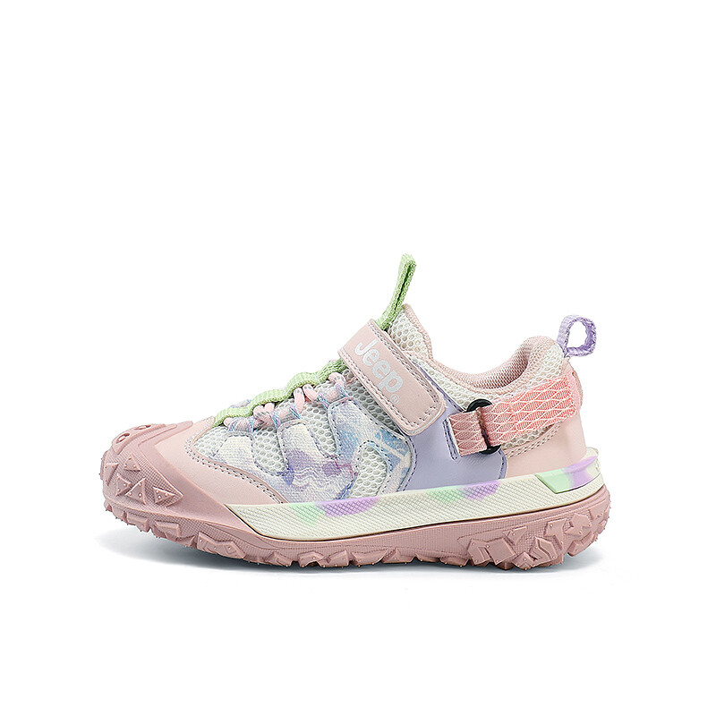 

Кроссовки Jeep Kids Lifestyle Shoes Kids Low-top Grey/green/purple, розовый