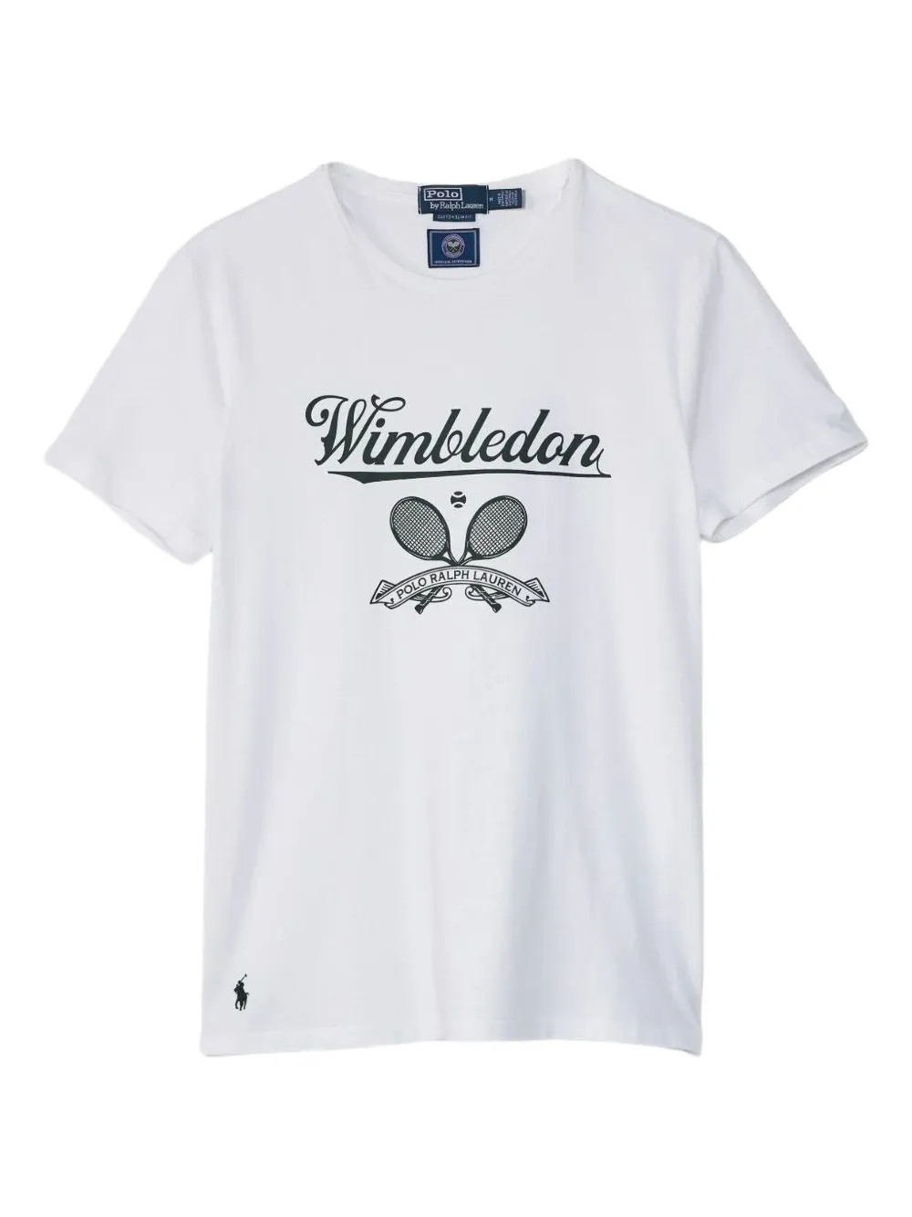 

Футболка Wimbledon Polo Ralph Lauren, белый