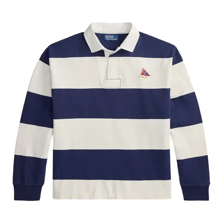 Футболка-поло с длинными рукавамиPolo Ralph Lauren Original Label, синий