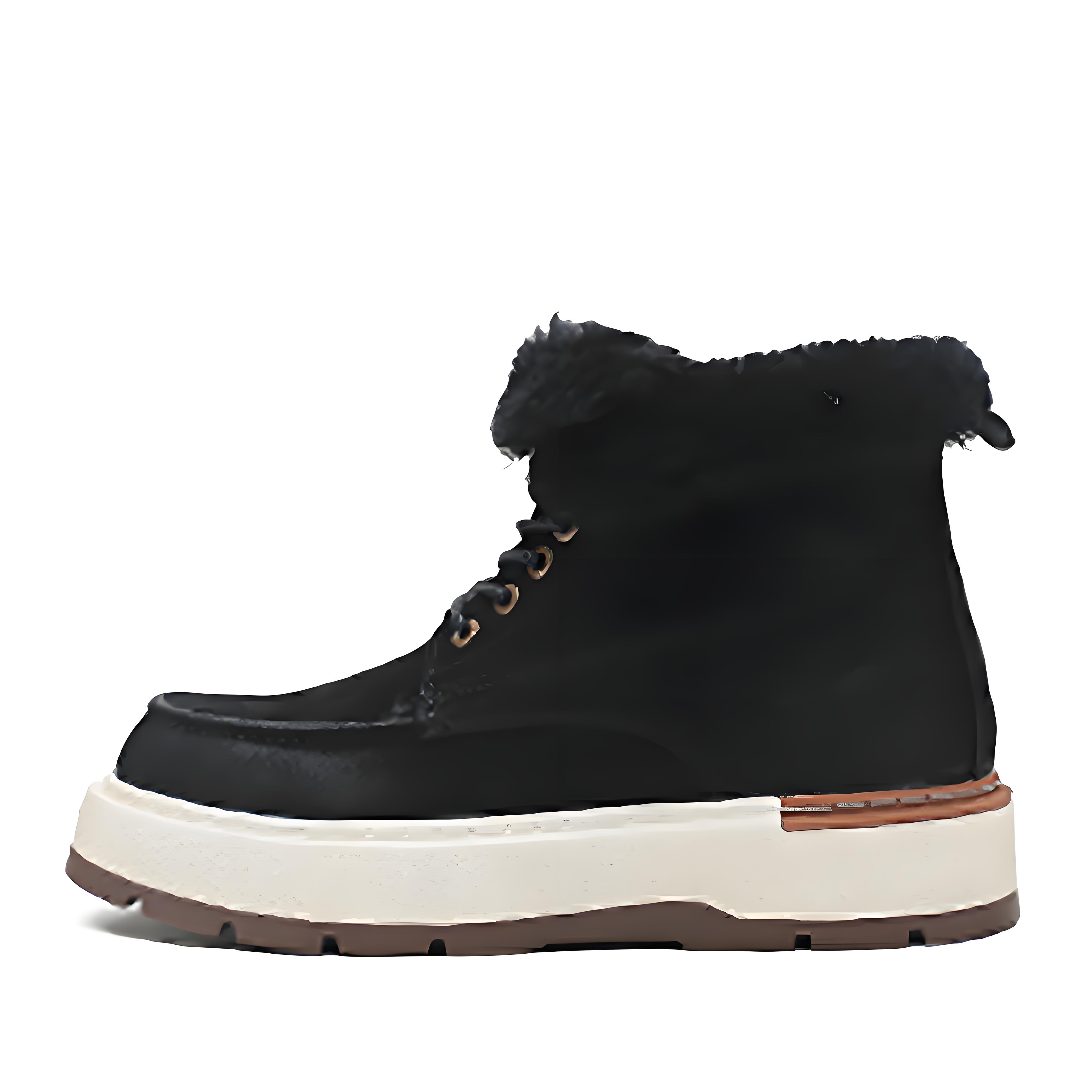 

Ботинки Warm Height Increasing Wear-Resistant Slip-Resistant Crew Snow Boots Men's Devanro, Black