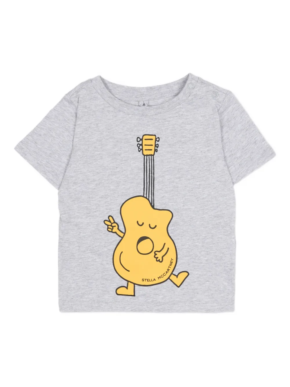 

Футболка с графичным принтом Stella Mccartney Kids, серый