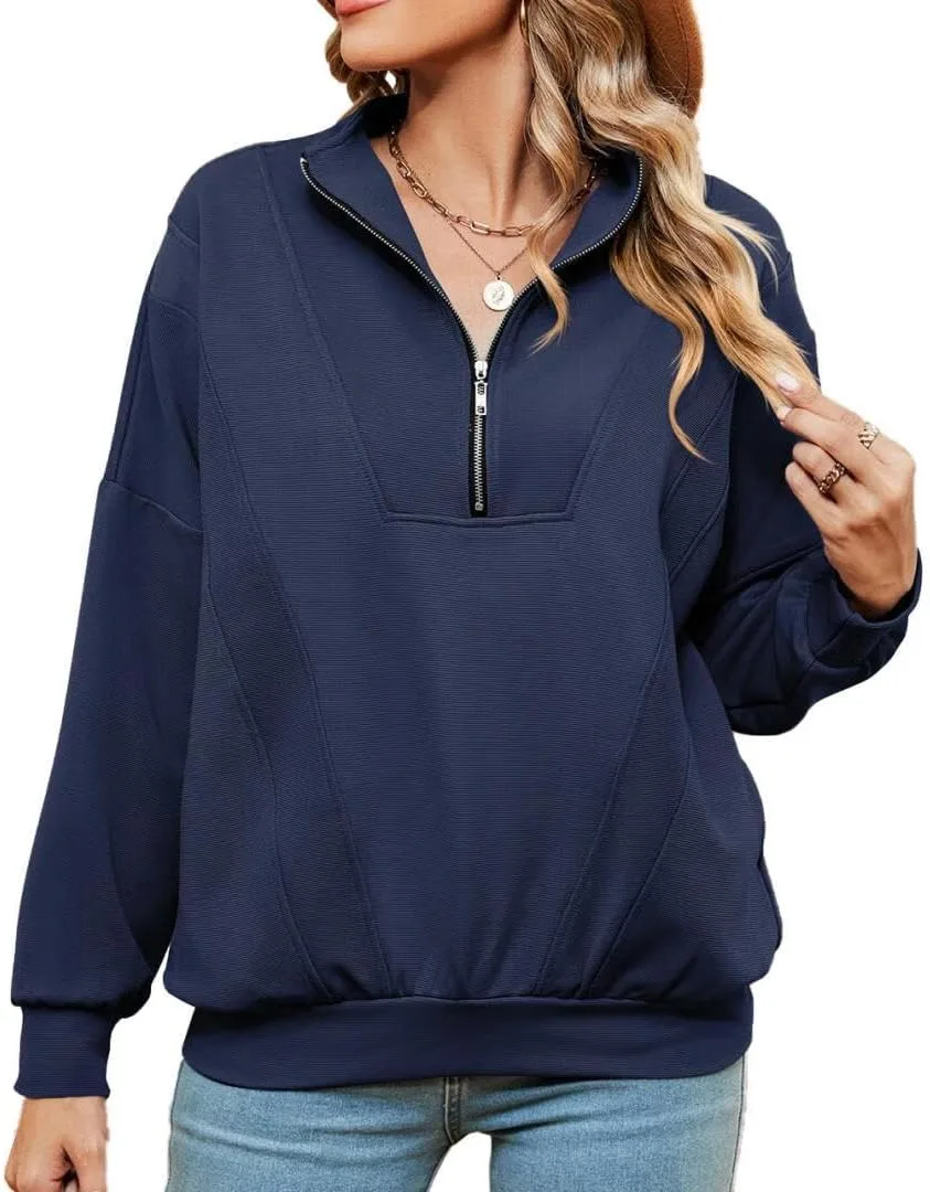 

FMCHICO женский свитер с полумолнией