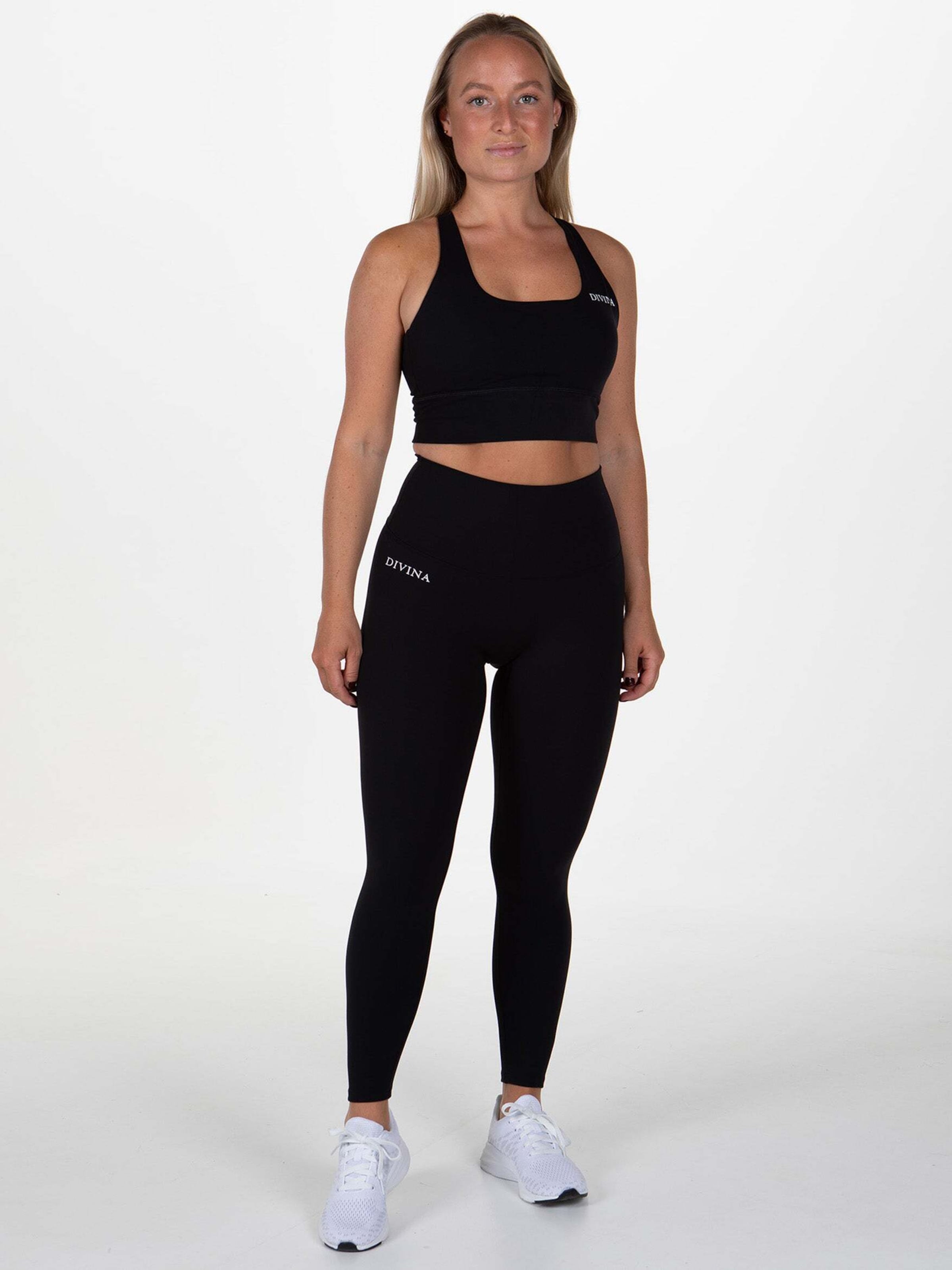 

Divina Узкие спортивные штаны 'Ortus' в черном цвете