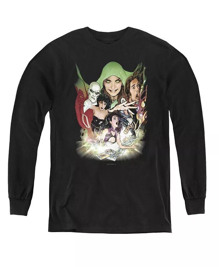 

Толстовка с длинным рукавом для мальчиков Youth Justice League Dark DC Comics, черный