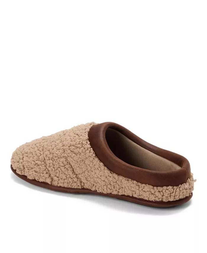 Мужские домашние тапочки Asher Marled Knit Clog Dearfoams, загар/бежевый — фото 3