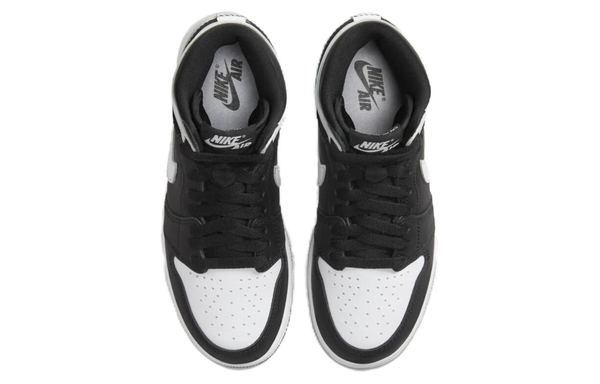Jordan Air Jordan 1 винтажные баскетбольные кроссовки женские, Black/White — фото 4