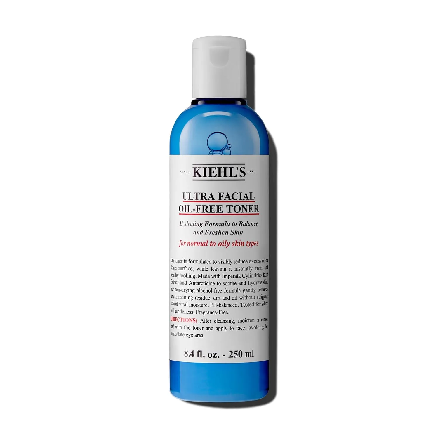 Тоник Kiehl's — Ultra Facial Oil-Free , успокаивающий и увлажняющий для жирной и нормальной кожи, 250 мл