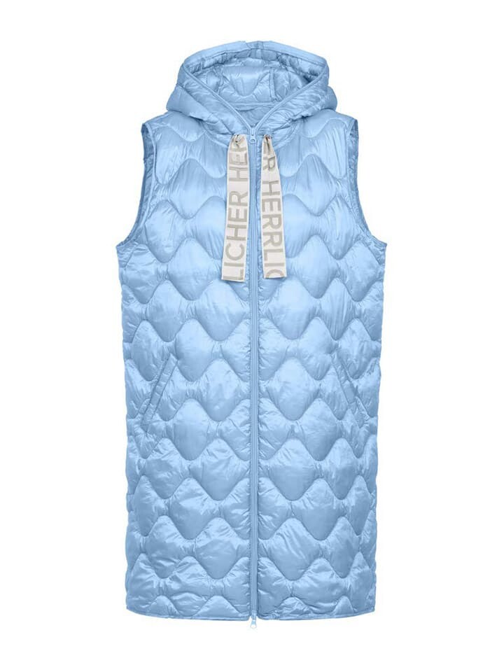 

Стеганый жилет Herrlicher, голубой