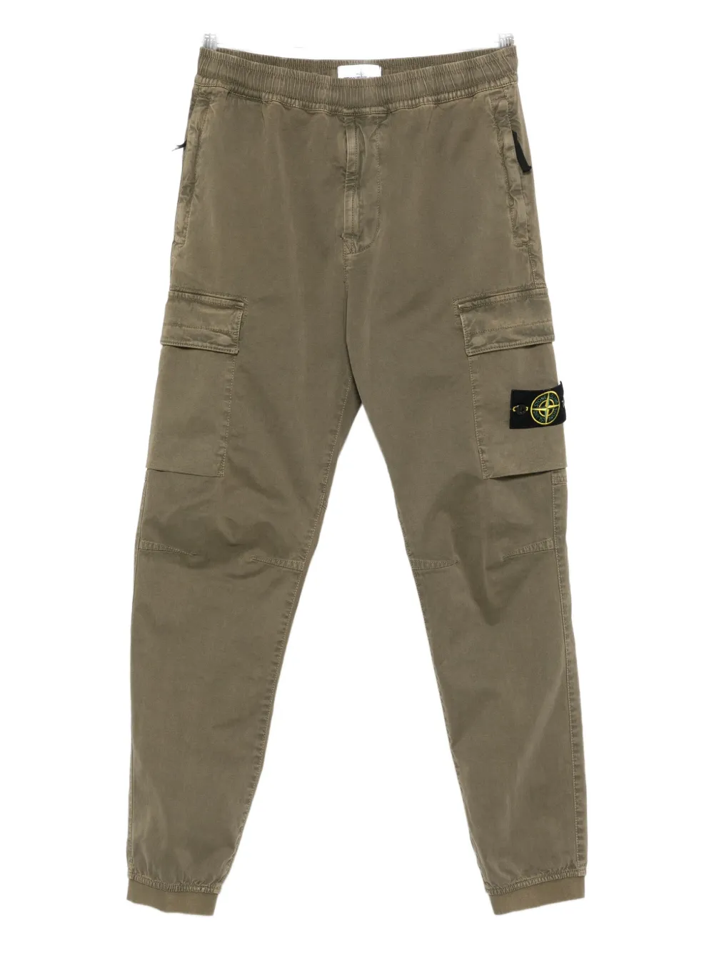 

Эластичные брюки с карманами-карго Stone Island, зеленый