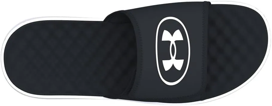 Мужские сандалии Under Armour Ignite Pro 8 Slide, черно-белый — фото 3