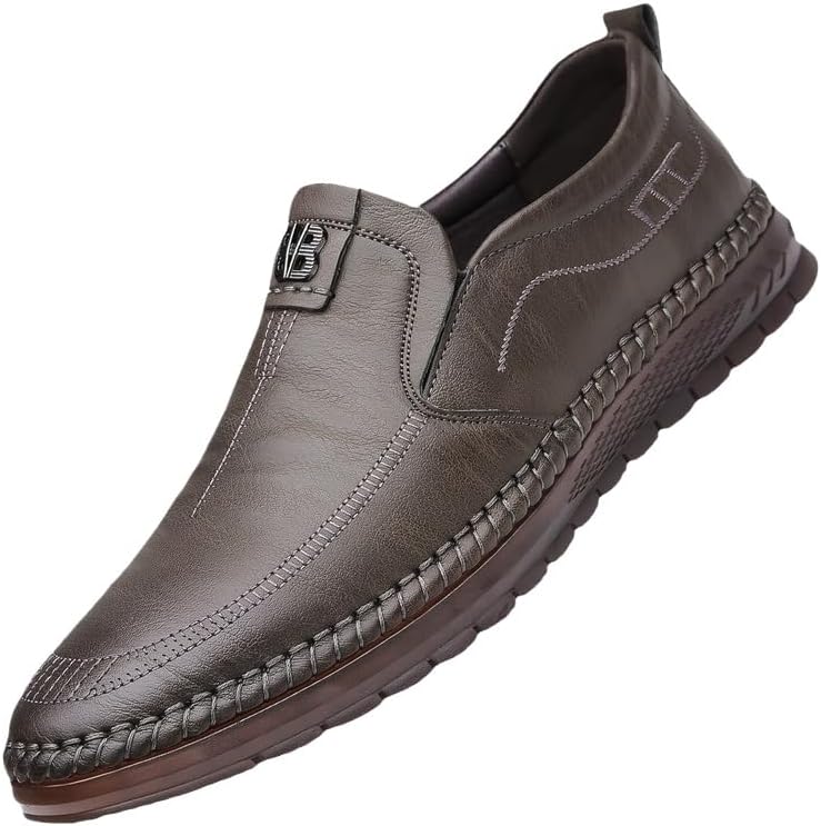 

Мужские повседневные лоферы - мягкая подошва, противоскользящие, прочные, легкие и удобные. Цельная конструкция, Модные и универсальные Clolinde, хаки