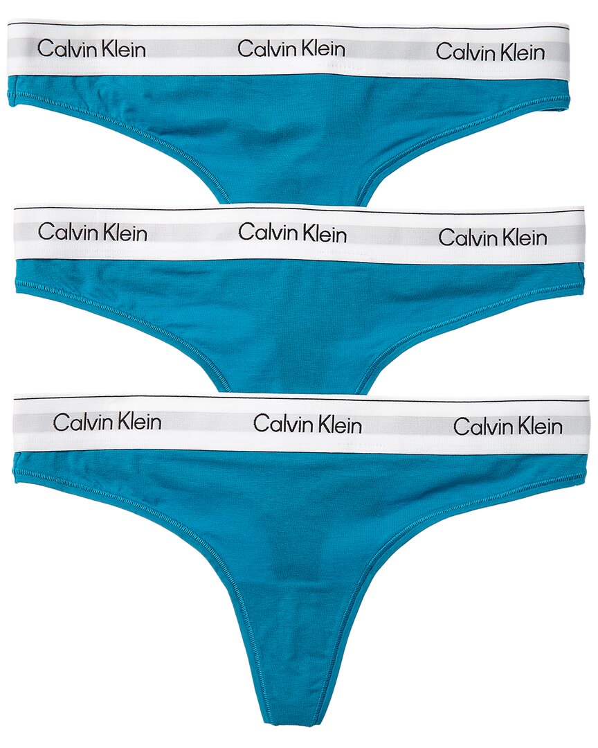 

Трусики-стринги Calvin Klein (3 шт), синий