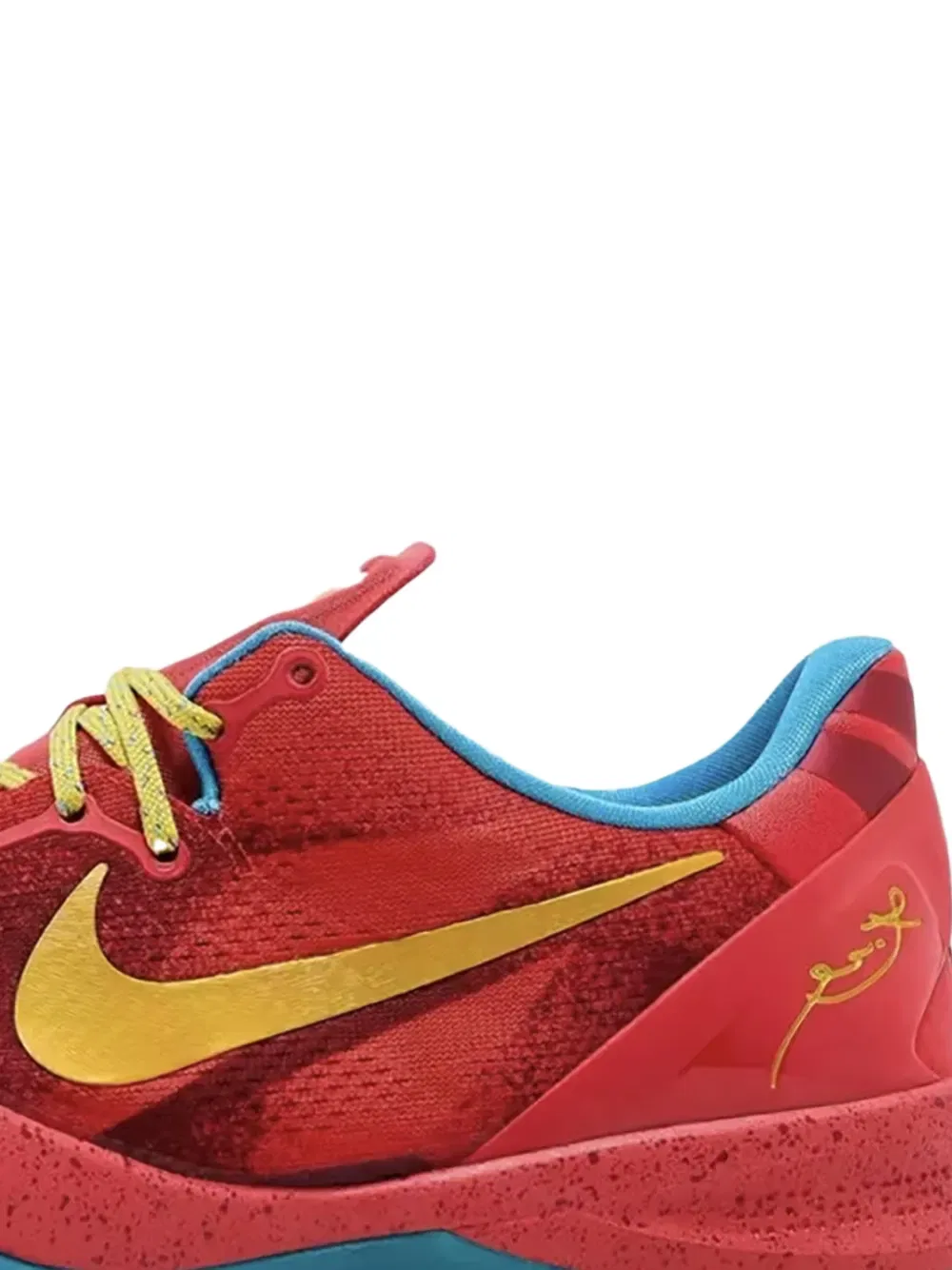 Кроссовки Kobe 8 Nike, красный — фото 2