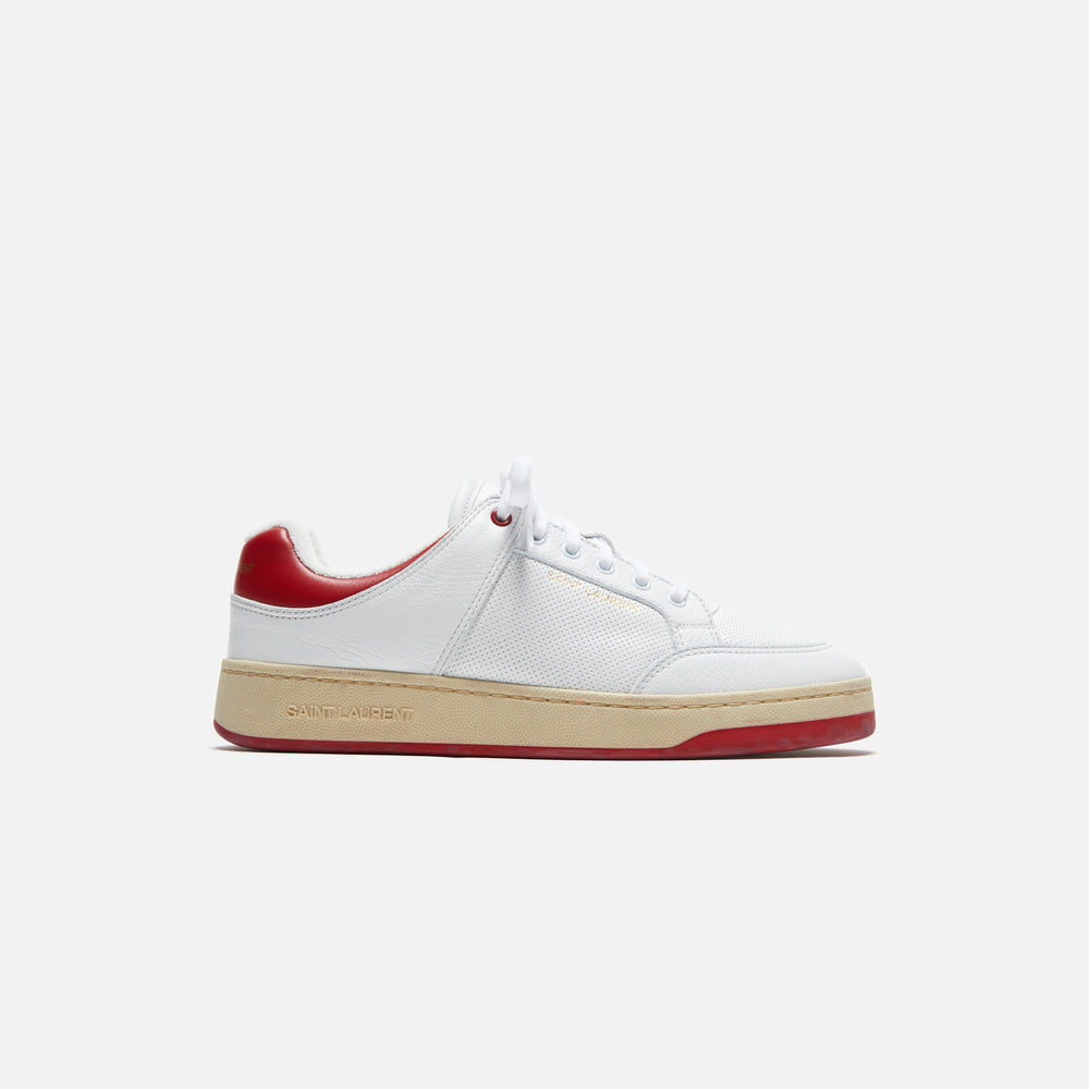 

Кроссовки Saint Laurent SL/61 Sneakers, цвет White/Vintage Red