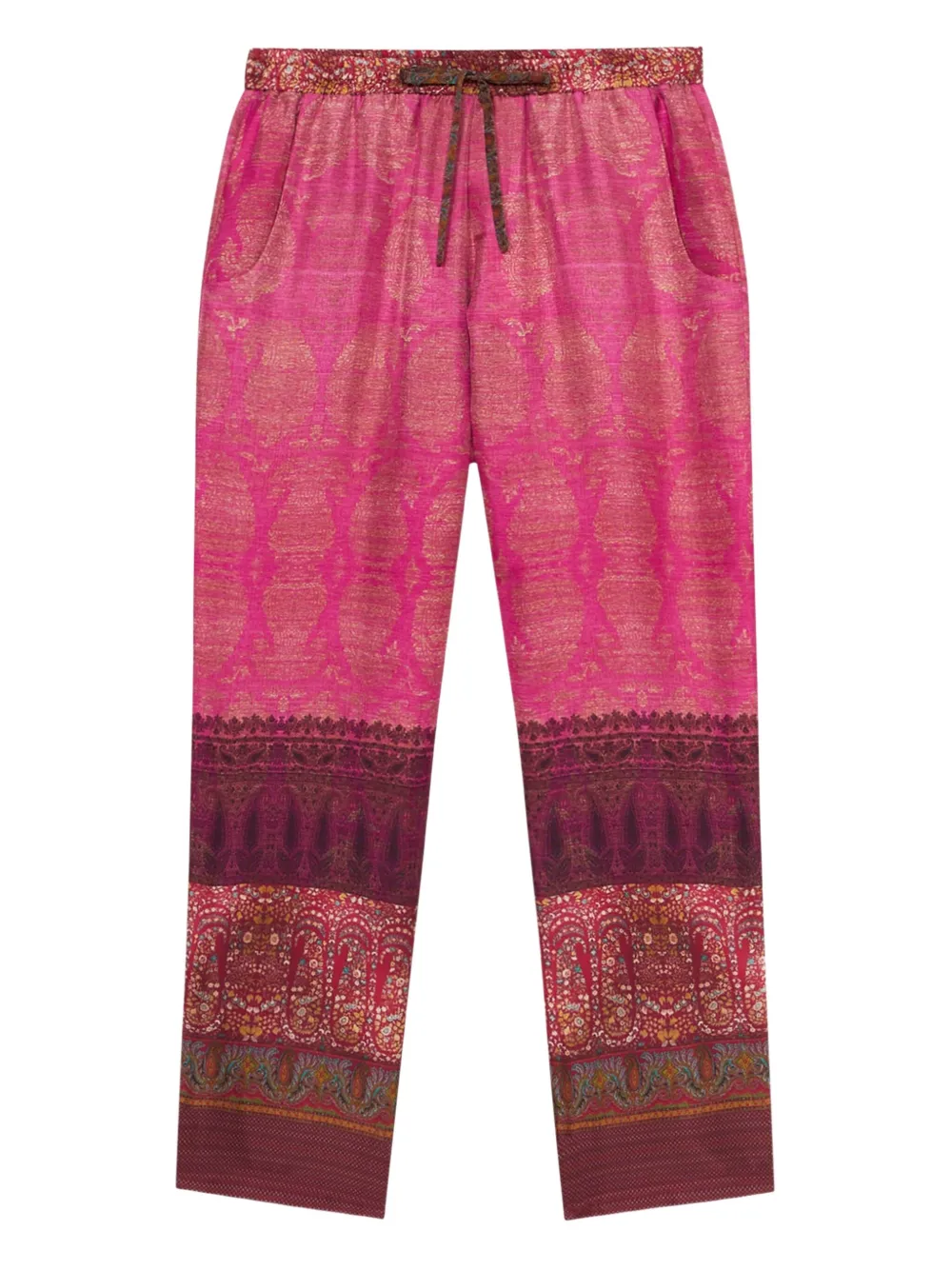 

Брюки Aloe с принтом пейсли и кулиской Pierre-Louis Mascia, розовый
