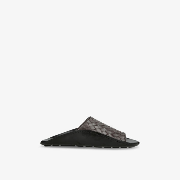 

Кожаные сандалии Wave Bottega Veneta, коричневый