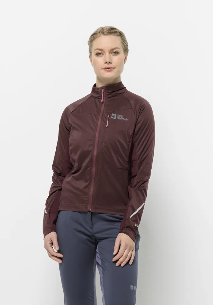 

Велосипедная куртка Jack Wolfskin "MOROBBIA ALPHA INS JKT W", бордовый