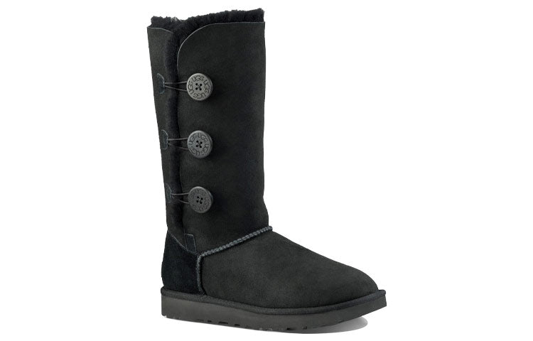 Ботинки зимние UGG WMNS Bailey Button Triplet II, черный — фото 3