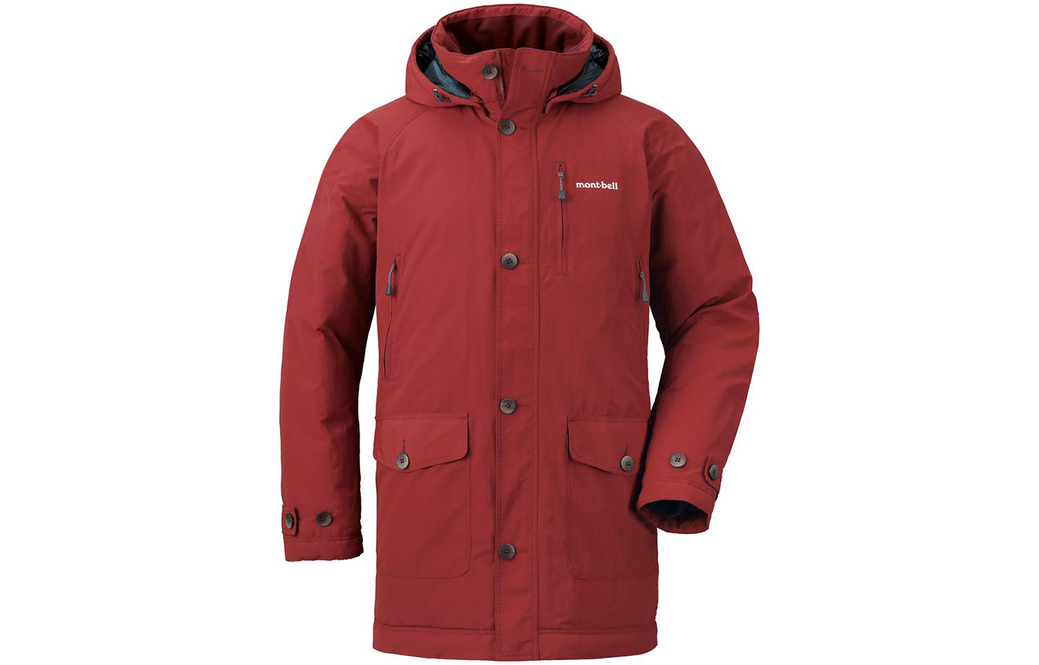 

MONTBELL Мужское пальто, RUST Rusty Red