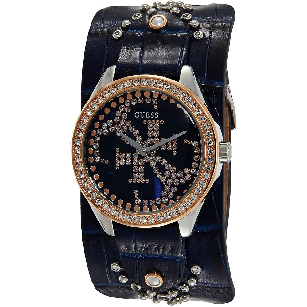 

Часы из синей кожи Guess