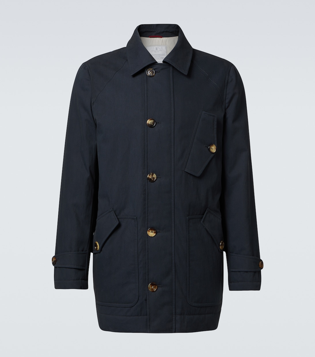 

Куртка из смесовой хлопковой ткани Brunello Cucinelli, Antracite