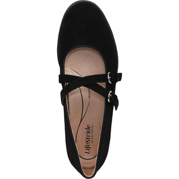женские туфли Мэри Джейн от Marnie Lifestride, цвет black microsuede — фото 4