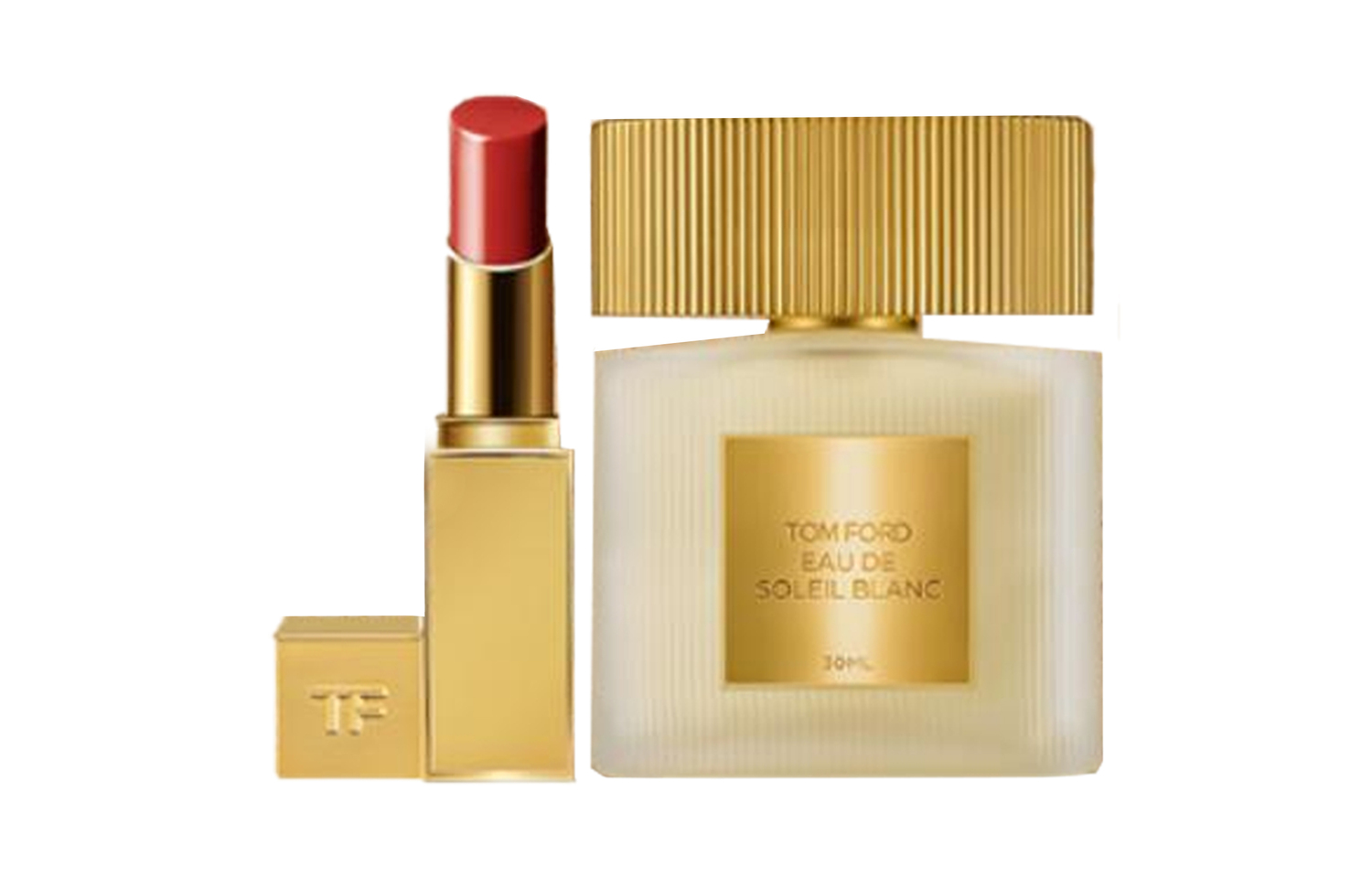 

TOM FORD Набор парфюма и помады tf fine gold tube с нотами бергамота и иланг-иланг