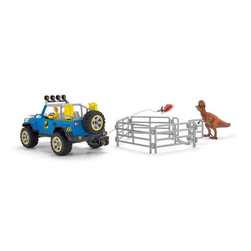 

Schleich, статуэтка, внедорожник с местом для динозавра, 41464