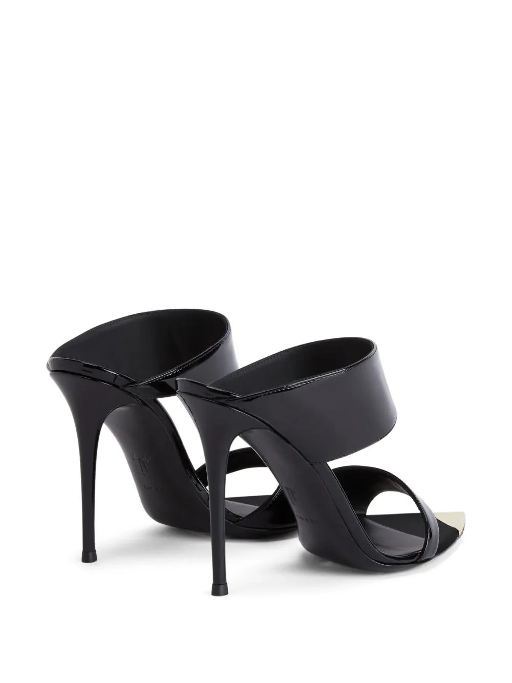 Лакированные мюли Intriigo Allure 90 Giuseppe Zanotti, черный — фото 3