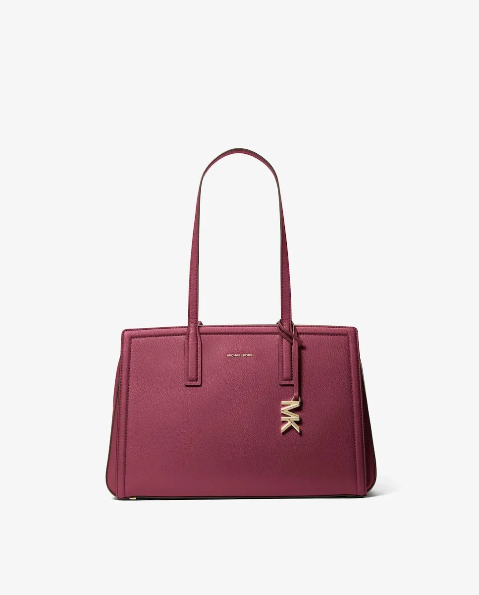 

Сумка через плечо тоут Laila из кожи Michael Michael Kors, бордовый