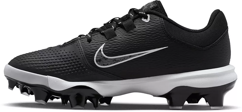 Женские софтбольные бутсы для софтбола Nike Hyperdiamond 4 Pro MCS, цвет Black/White/Platinum — фото 4
