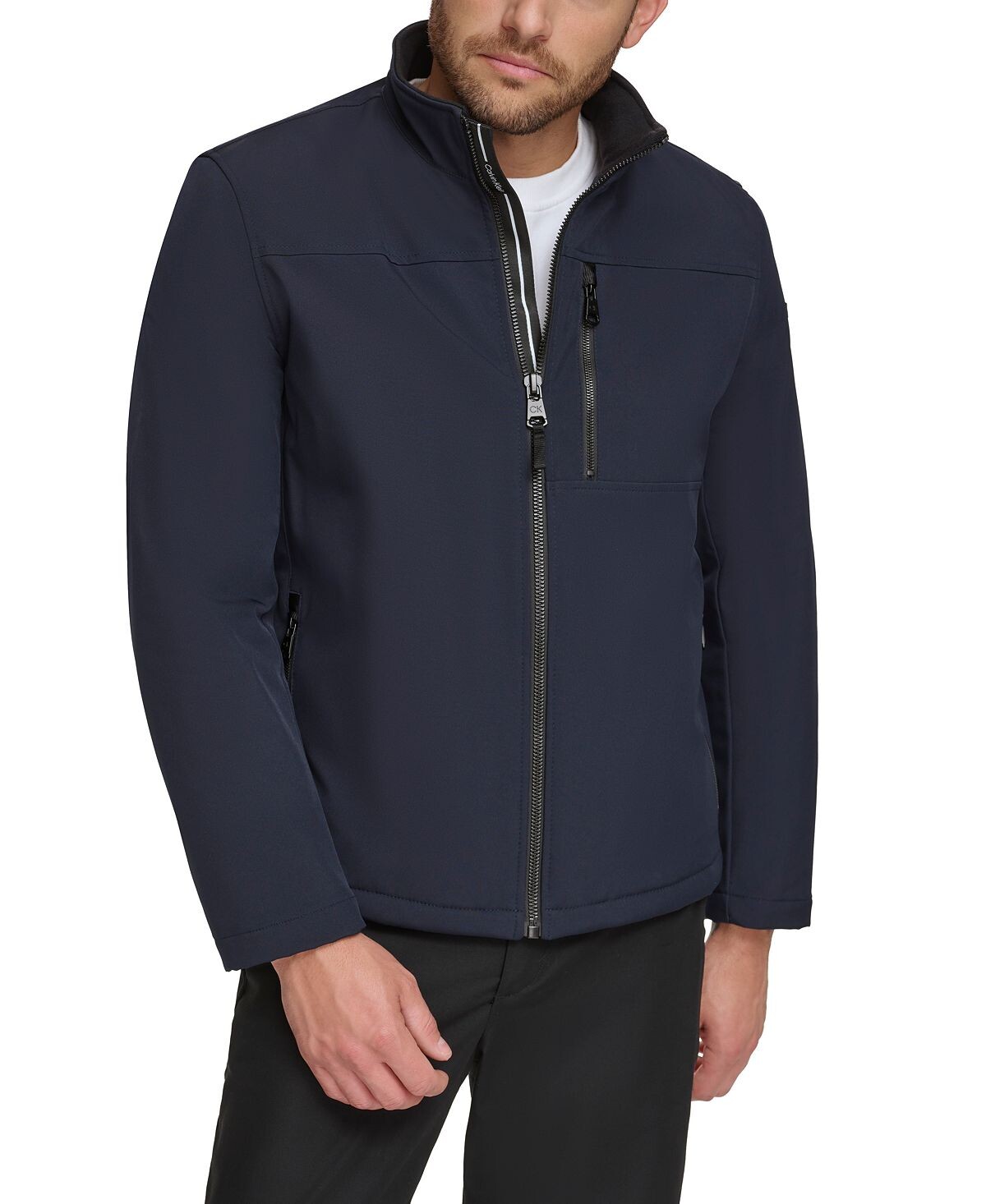 

Мужская классическая куртка Soft Shell на подкладке из шерпы Calvin Klein