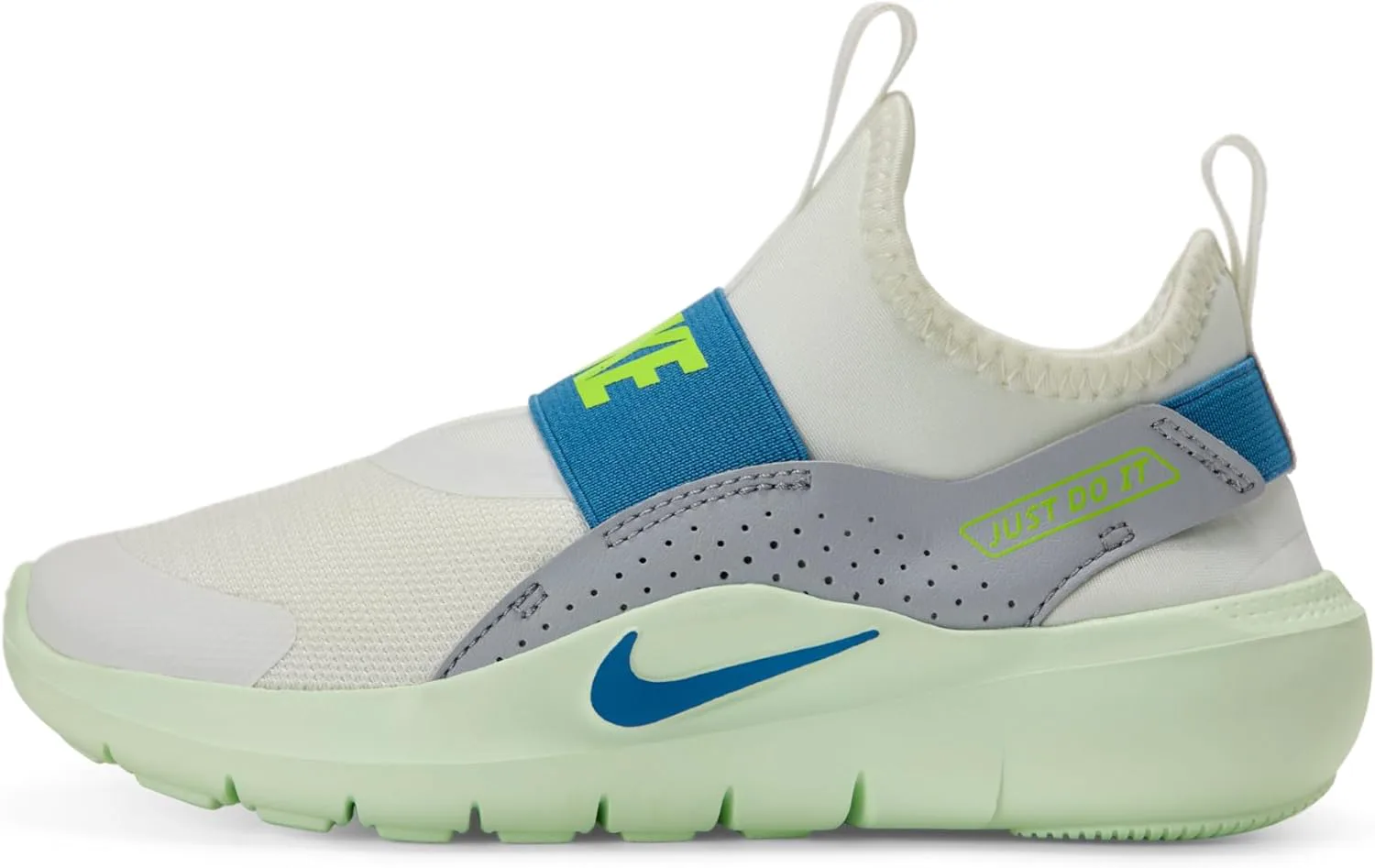 Кроссовки для бега Nike Flex Runner 4 для детей и подростков, белый/синий/серый — фото 4