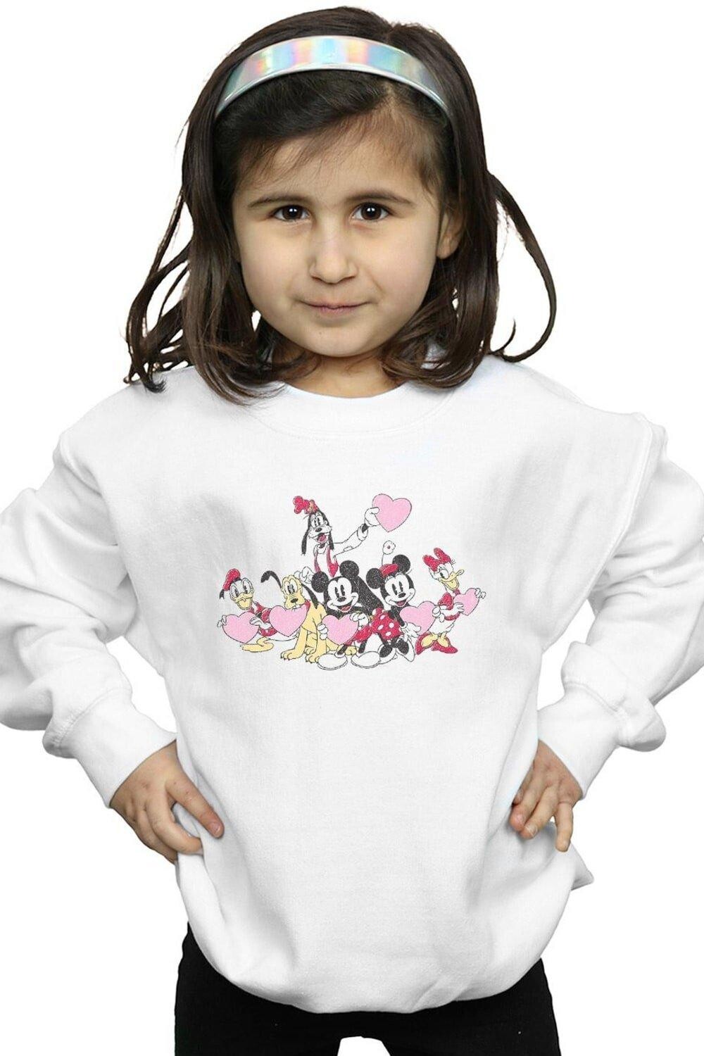 

Толстовка с Микки Маусом Love Friends Disney, белый