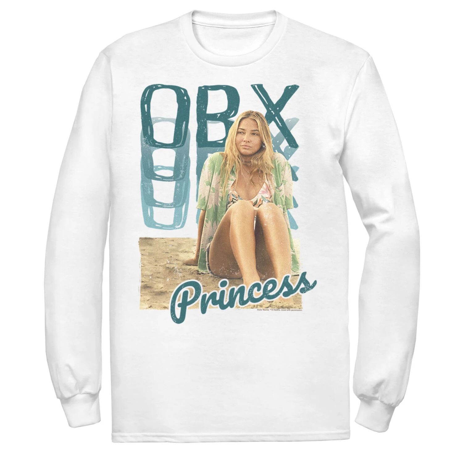 

Мужская футболка Outer Banks Princess Sara OBX с плакатом Licensed Character