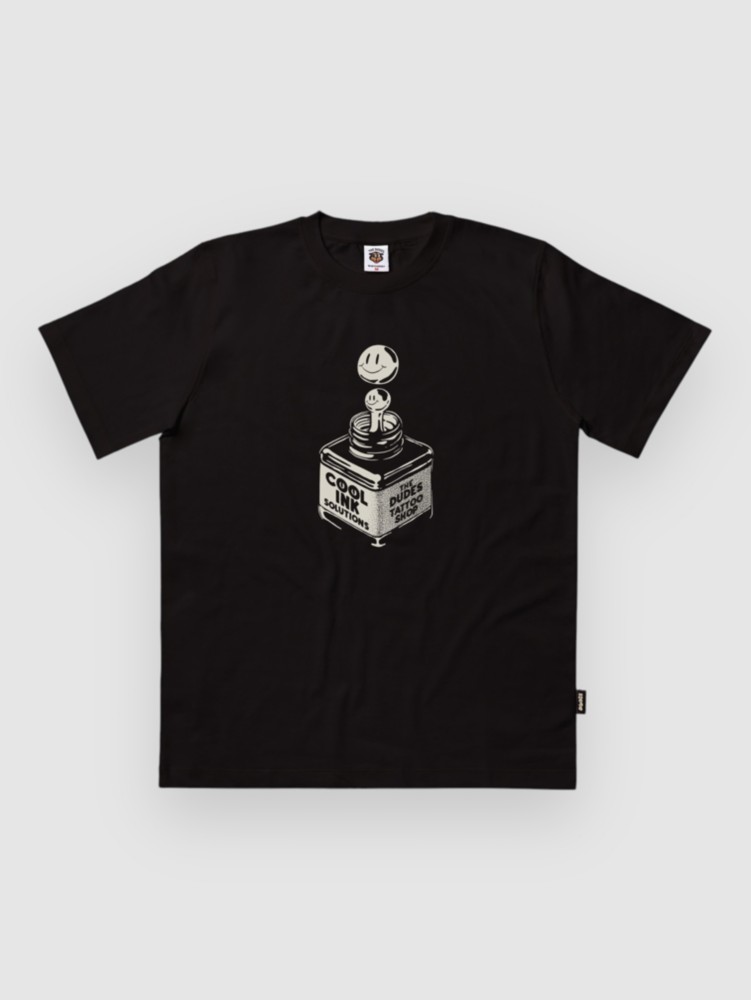 

Футболка The Dudes Cool Ink Seasonal T-Shirt, black, Черный, Футболка The Dudes Cool Ink Seasonal T-Shirt, black