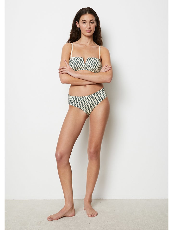 

Верх бикини Marc O´Polo, цвет creme/dunkelgrün