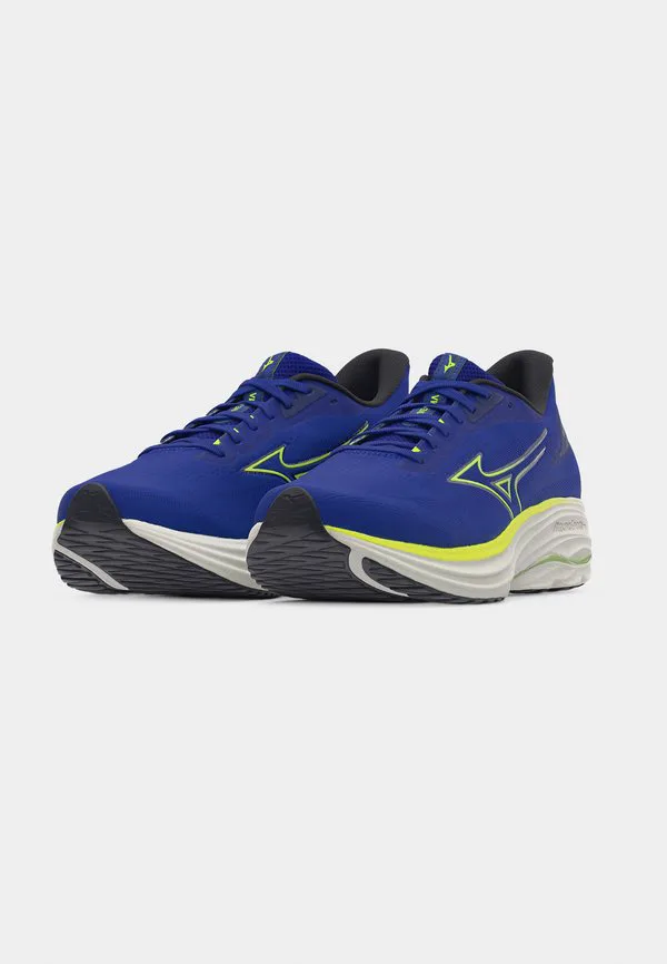 Кроссовки для бега по шоссе wave ultima 17 Mizuno, Surf The Web/Lightning Yellow/Salute — фото 3