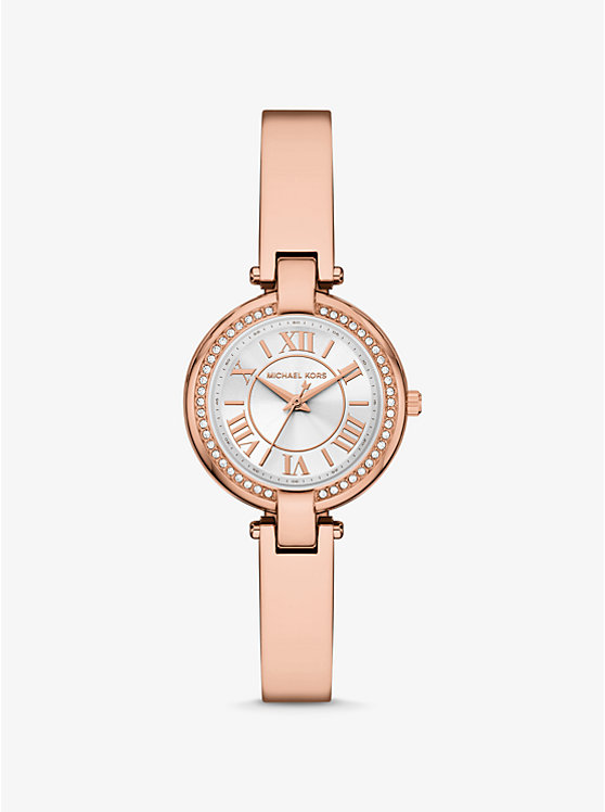 

Мини-Часы-Браслет Laney цвета розового золота Michael Kors, розовый