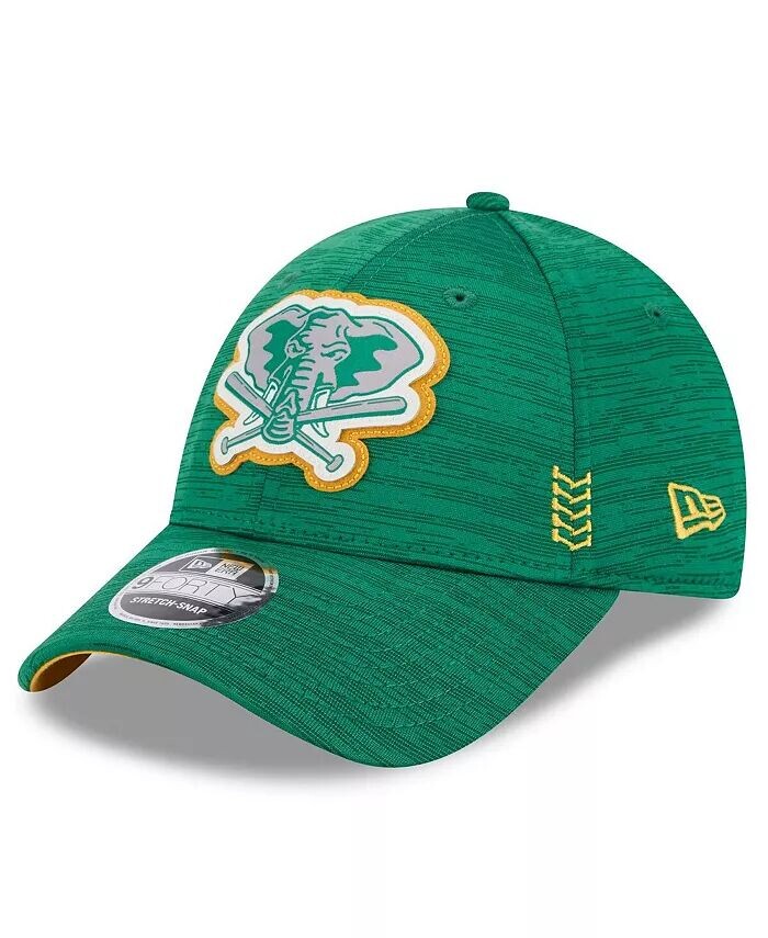

Мужская зеленая регулируемая кепка Oakland Athletics 2024 Clubhouse 9FORTY New Era, зеленый