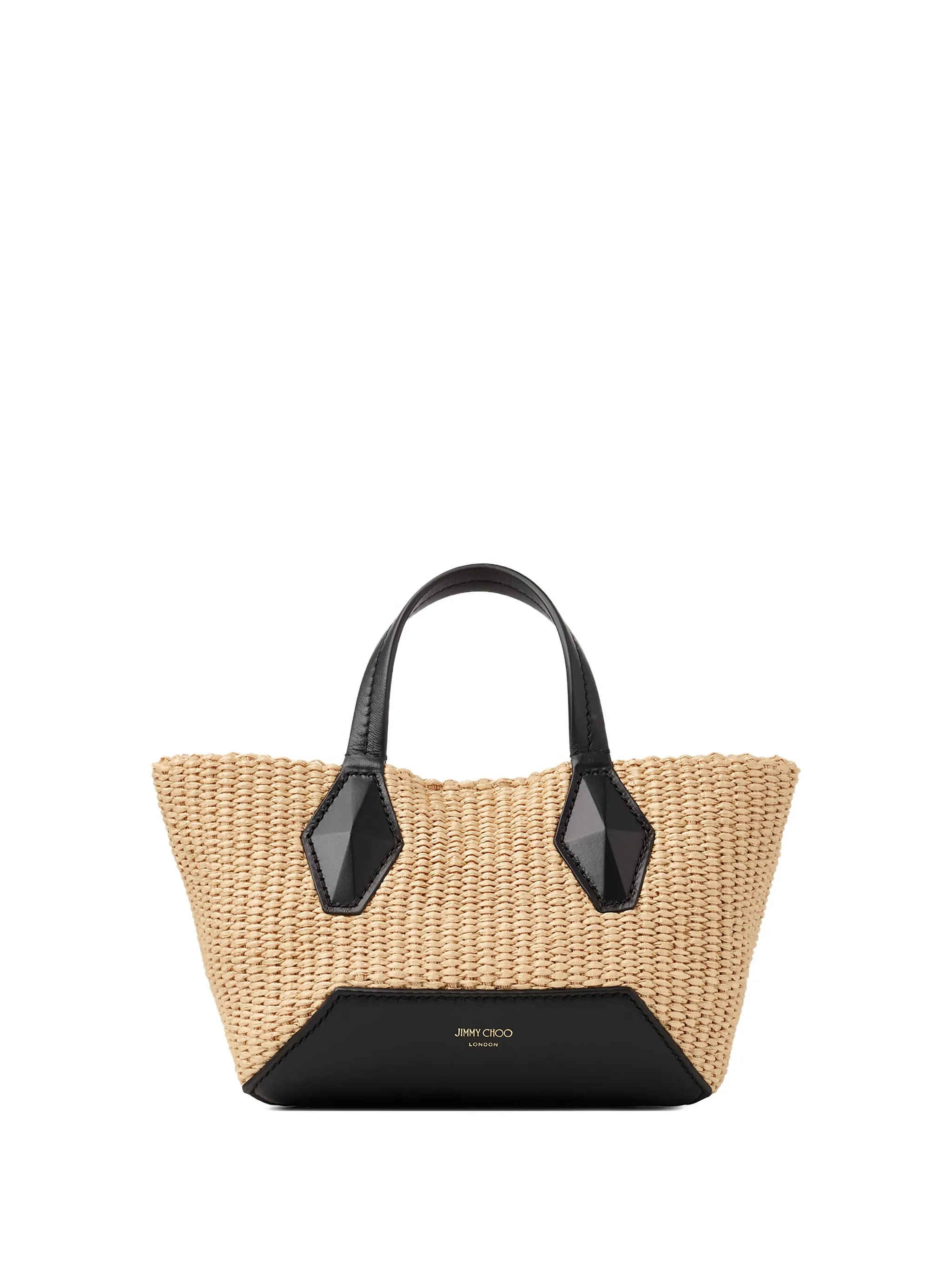 

Соломенная сумка-тоут Diamond Jimmy Choo, бежевый
