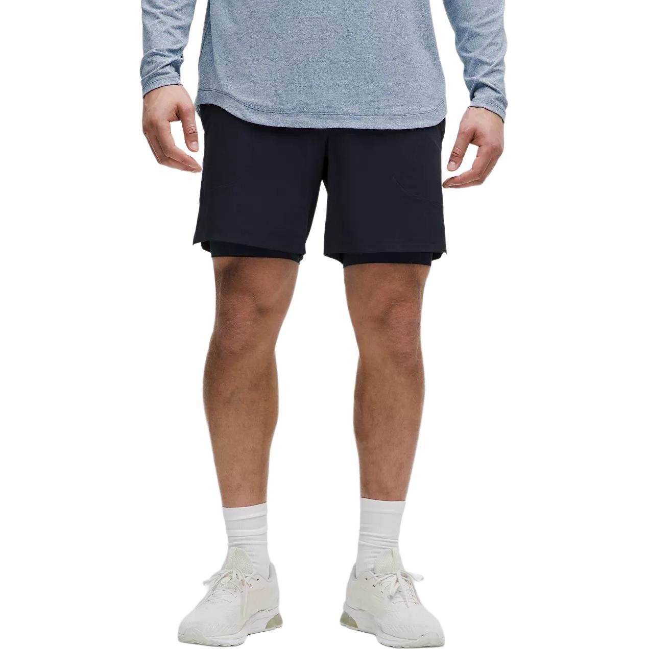 

Шорты спортивные мужские license to train collection ss25 7' Lululemon, синий