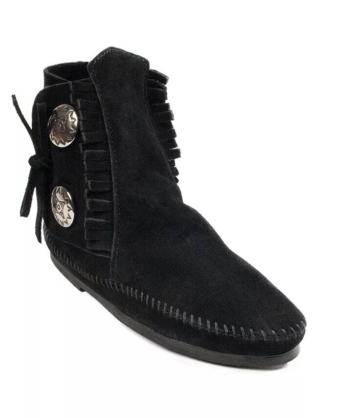 

Женские ботинки на двух пуговицах Minnetonka, черный