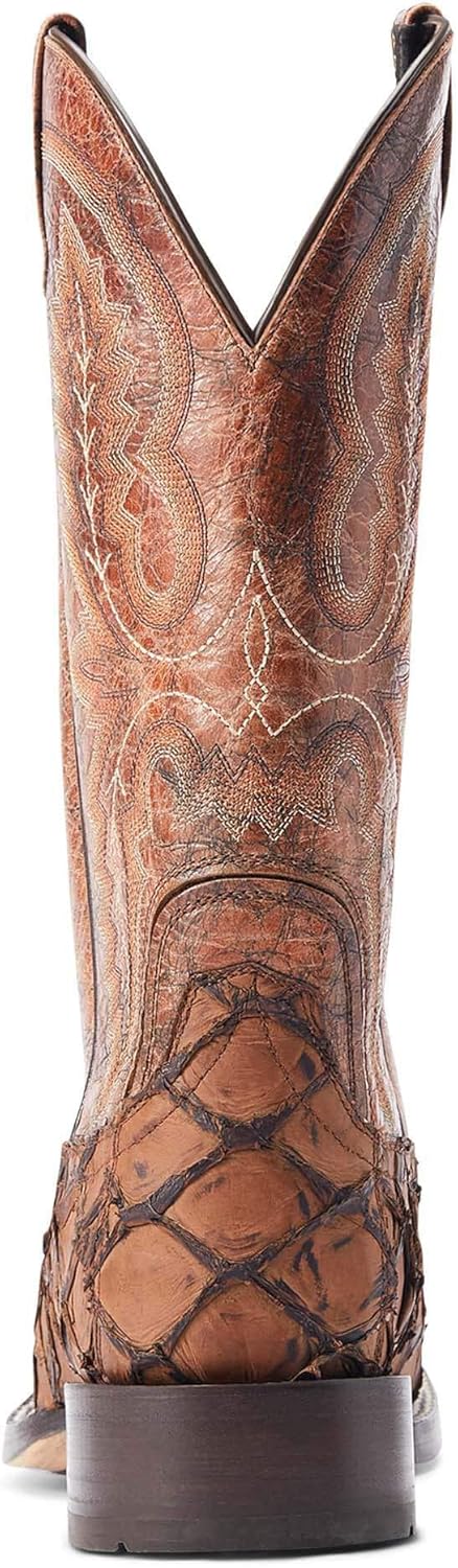 Мужские западные сапоги Ariat Hybrid Roughstock с квадратным носком, Aged Tan Piraruci — фото 3